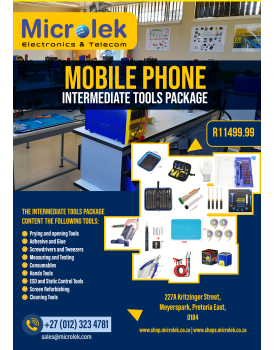 Mobile Phone Repair Intermediate Tools Package-(IT102) Mobile Phone Repair Intermediate Tools Package-(IT102)